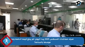 صرف معاشات أغسطس 2025 يبدأ اليوم: كم يبلغ قيمة الدفعة وما موعدها بالساعة؟
